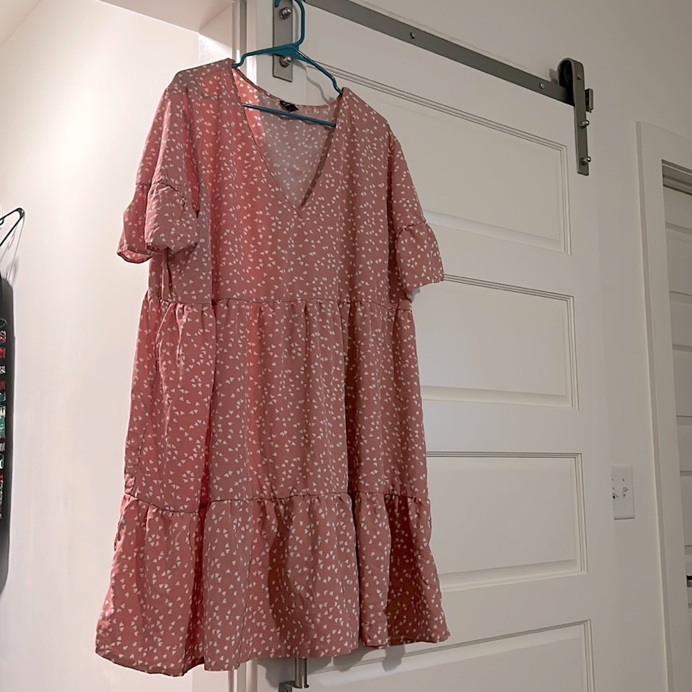 Pink heart dress